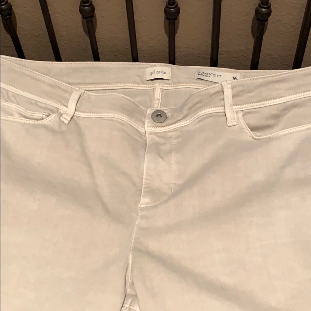 J Jill Cream Denim
